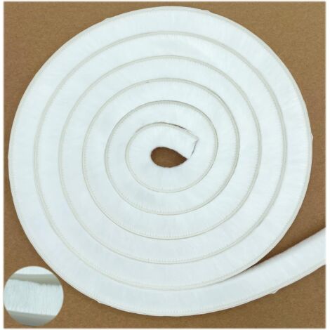 Dichtungsbürste für Fenster/Schiebetüren, Rahmenseite (32 Fuß x 11/32 Zoll Trägermaterial x 9/16 Zoll Bürste, weiß)