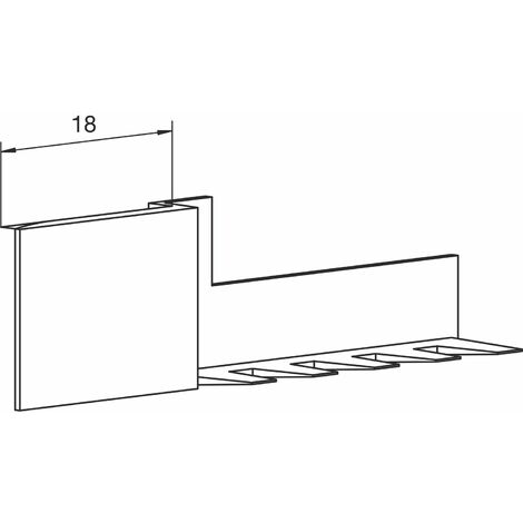 Dichtungsendstück VESU19, Kunststoff graphitgrau