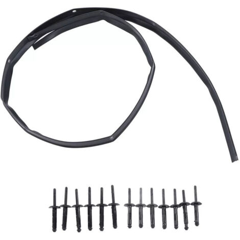 Dichtungsleiste für die Motorhaube, Stoßstangendichtung mit Nieten 68051392AB Ersatzteil für Dodge Challenger 2008-2022