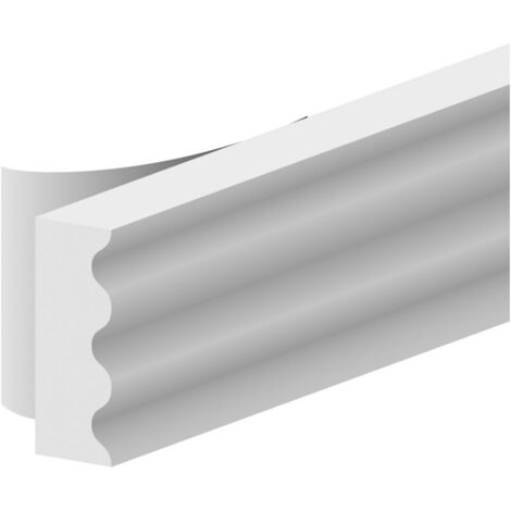 Dichtungsprofil selbstklebend, Typ K, Kunststoff braun, 1 Stück = 7,5 Meter