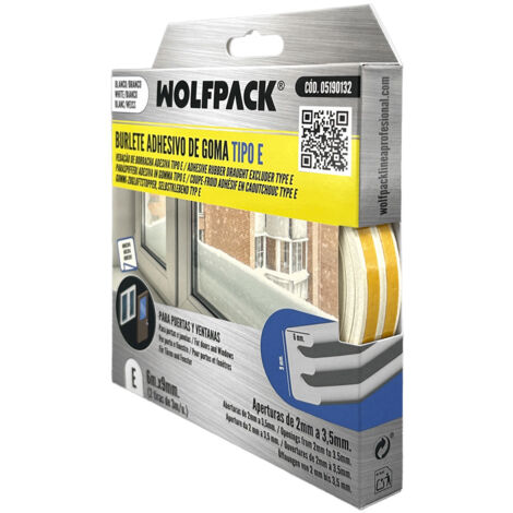 Dichtungsstreifen Wolfpack-linea-profesional e 6 m x 9 mm elastisch