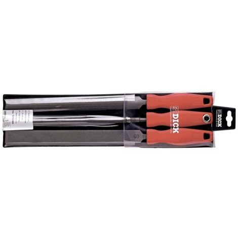 Dick 13102500 SET de limes Heb 1, 3 pièces Longueur 250 mm 1 set