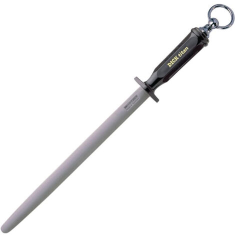 Dick fusil à aiguiser titane DICKORON aiguiseur 30 cm, manche plastique, fusil à aiguiser