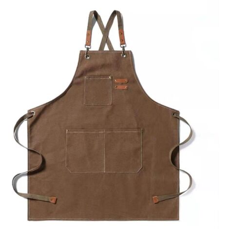 Dicke Baumwollschürze für Küche, Garten, Café, Teestube, Friseursalon, Zuhause