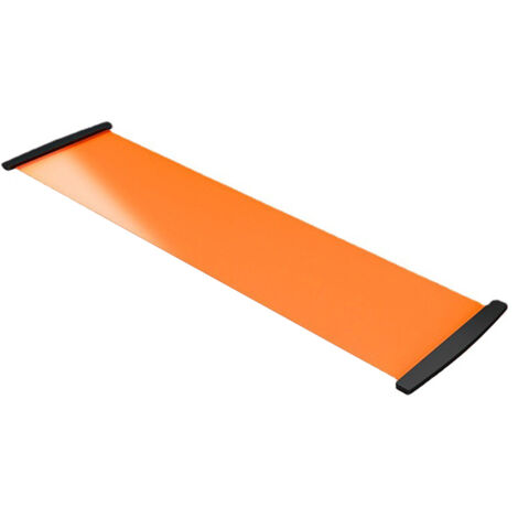 Dicke, rutschfeste Balancematte, 180 x 50 cm, orange – Heimfitness-Trainingsgerät mit Zubehör
