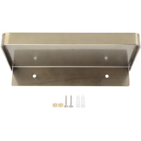Dicke, wandmontierte Handyhalterung für Badezimmer, WC-Ablage, goldfarbenes Accessoire, 185 x 90 mm