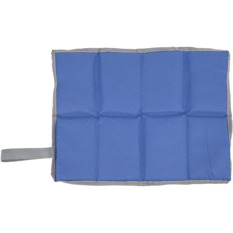 Dickes, dreilagiges, wasserdichtes Picknickkissen, blau, für den Außenbereich