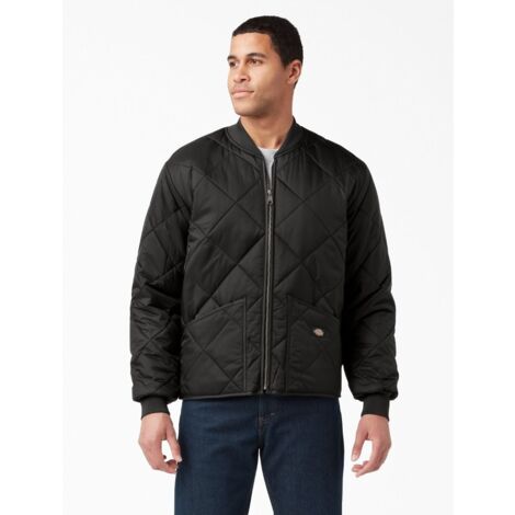 Dickies Diamond Steppjacke Schwarz XL