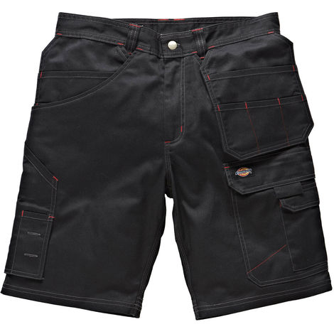 mens black cargo work shorts