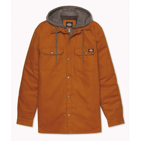 Dickies Veste de Travail à Capuche – Tissu Duck 100% Coton Ultra Résistant – Look Workwear Authentique - M