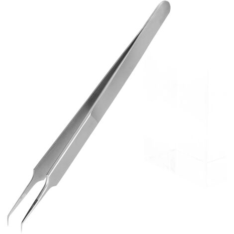 Die gebogene, gehärtete Zange BST-18 mit superdünner, verlängerter Spitze eignet sich für präzise Reparaturen.