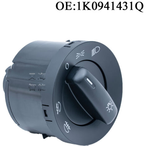 Die Referenznummer 1K0941431Q ist für Scheinwerferschalter und Fernlichtschalter bei Volkswagen Magotan, Sagitar und Audi Fahrzeugen geeignet.