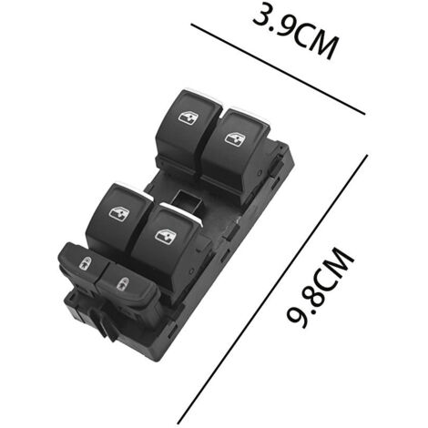 Die Teilenummer 3G0959857C ist für den Hauptschalter des elektrischen Fensterhebers und den elektrischen Fensterheber-Bedienschalter des Volkswagen Touareg 16-21 geeignet.