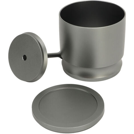 Diebstahlsicherer Dosierring aus Aluminiumlegierung für gemahlenen Kaffee, Brühzubehör, 58 mm, grau