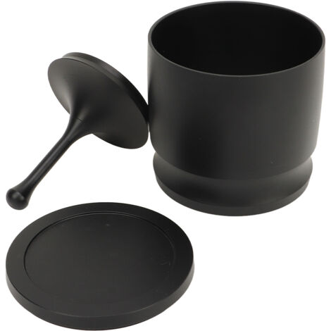 Diebstahlsicherer Dosierring aus Aluminiumlegierung für gemahlenen Kaffee, Brühzubehör, 58 mm, schwarz