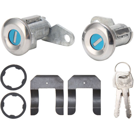 Diebstahlsicherer Zündschlosszylinder für Ford F100, F250, F350 – 2 Sets mit Schlüsseln – Ersatz-Zündschalter 5070001