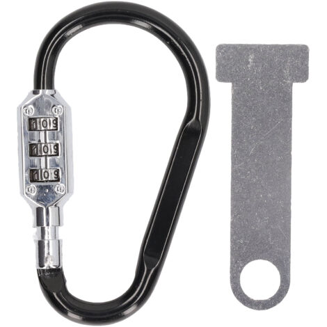 Diebstahlsicheres Helmschloss, praktischer und kompakter Kletterkarabiner, modisches Motorradhelm-Sicherheitsschloss.