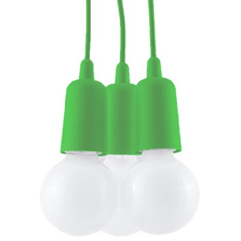 DIEGO 3 green pendant lamp