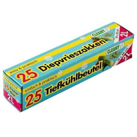 DIEPVRIESZAKKEN 25ST - 2 L 19X30CM HC 07006 (24)