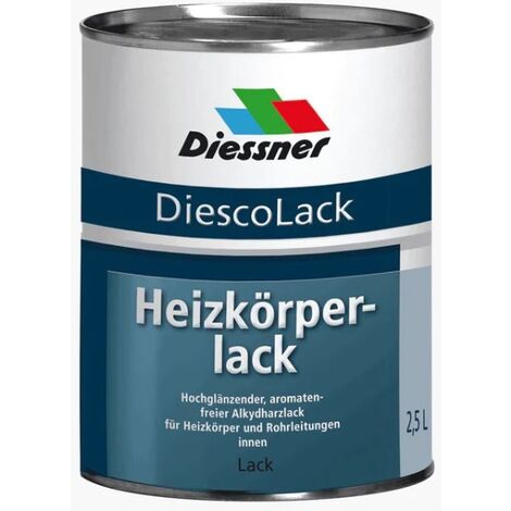 DiescoLack Heizkörperlack Weiß 0,75 LT
