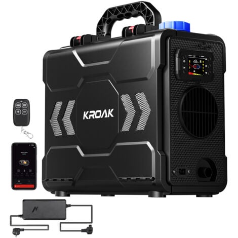 Diesel Air Heater 5-8KW 12/24V 110-240V 6L Tank W/ bluetooth APP LCD Remote control