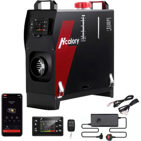 MAEREX Diesel Air Heater 8KW 12V/24V 240V w/LCD Display, Bluetooth App for Truck Van Boat Garage