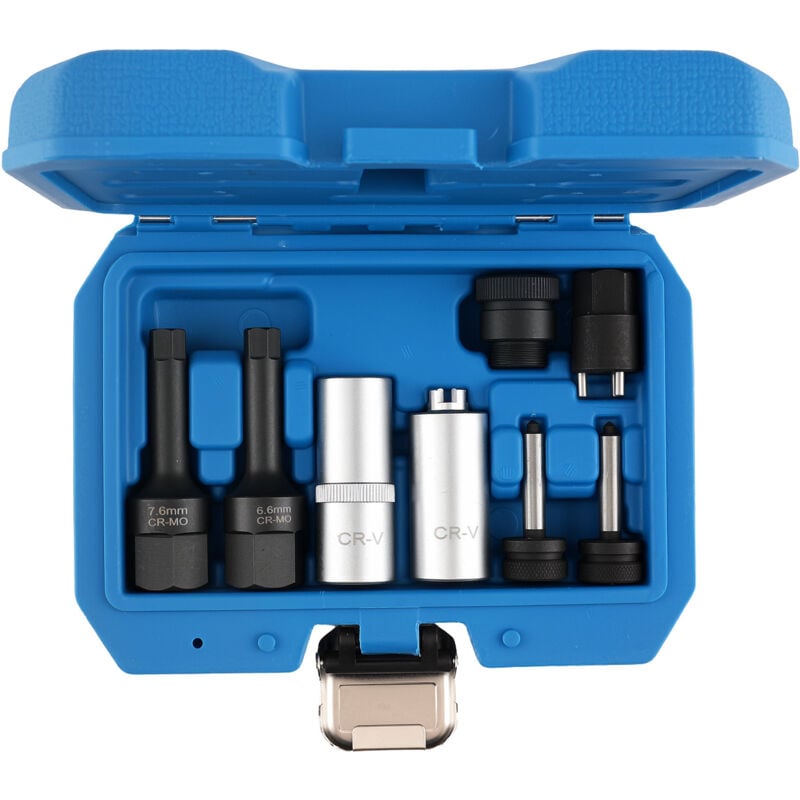 Image of Diesel Injektor Werkzeug Set für Common Rail Einspritzventil Reparatur 8tlg CRV