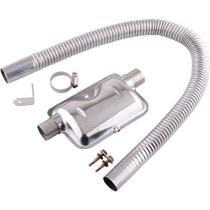 Image of Diesel-Luft-Standheizung, 60 cm Auspuffrohr, 24 mm Schalldämpfer-Set –