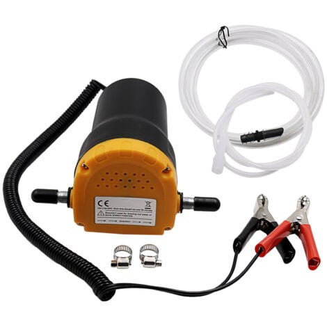Diesel Pump Transfer Pump 12V 80W Electric Engine Oil Change Pump, Diesel Oil Pump for Car Fluid Extractor Diesel Change, Engine Oil