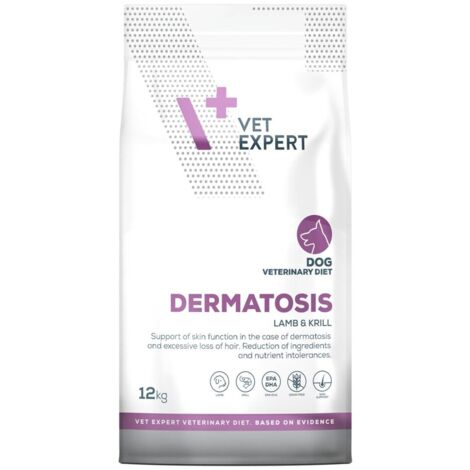 Dieta veterinaria VetExpert Derm Agnello e Krill 12 kg
