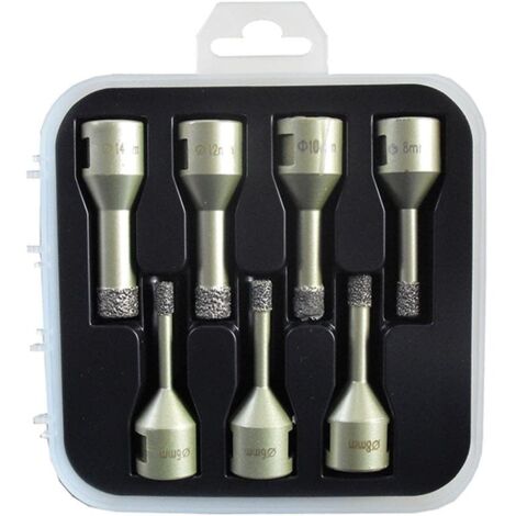 DIEWE Diamant Fliesen Trockenbohrset Premium 7 M14 7-teilig