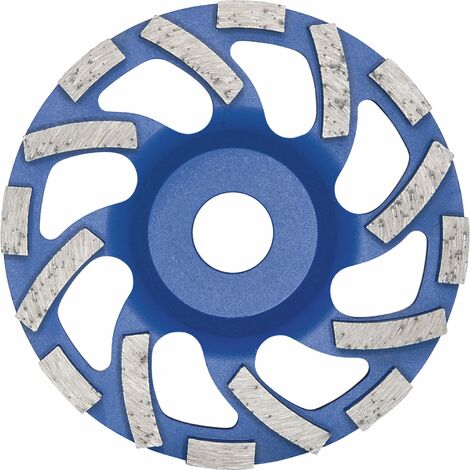 DIEWE Diamant Trockenschleifteller New Fan Cup Blau 125 x 22 x 22.23 mm