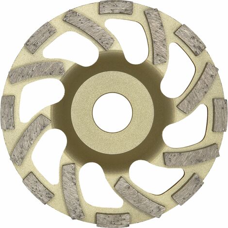 DIEWE Diamant Trockenschleifteller New Fan Cup Gold 125 x 22 x 22.23 mm