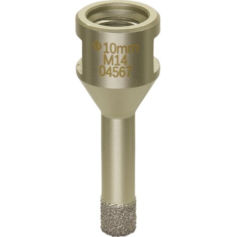 Diewe Fliesen Diamantbohrer Premium 7 Fliesenbohrer für Winkelschleifer M14 ø 10mm