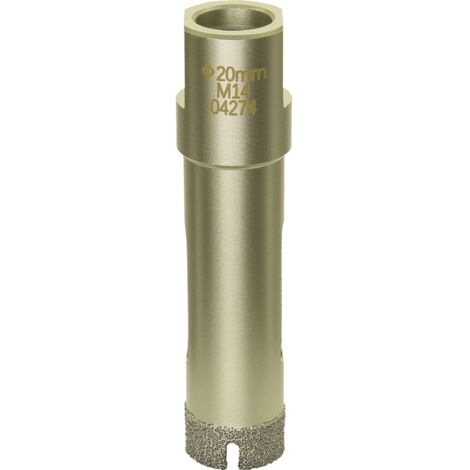 Diewe Fliesen Diamantbohrer Premium 7 Fliesenbohrer für Winkelschleifer M14 ø 20mm