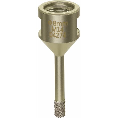 Diewe Fliesen Diamantbohrer Premium 7 Fliesenbohrer für Winkelschleifer M14 ø 6mm