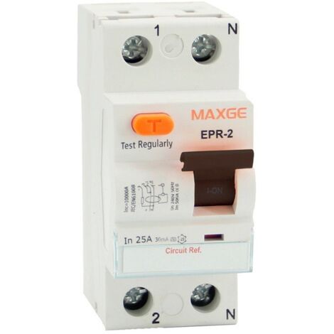 Diferencial Superinmunizado MAXGE 2P 25A 300mA Clase A