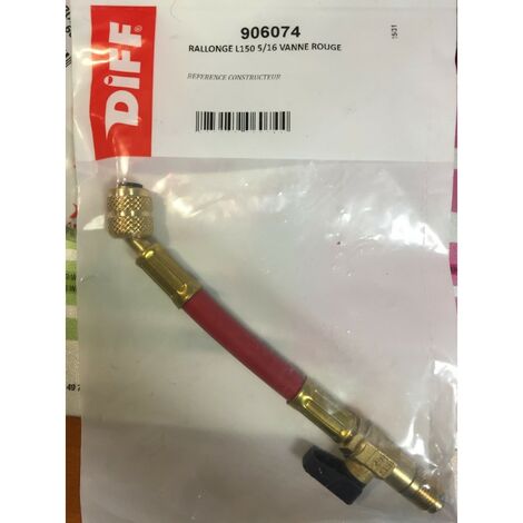 Diff 906074 - Rallonge L150 5/16 vanne rouge