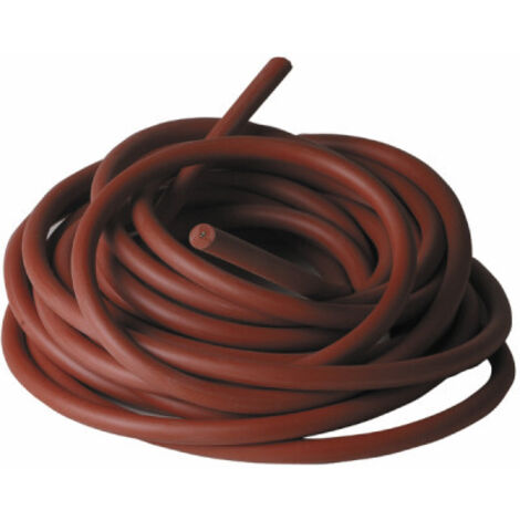 Diff – Câble haute température silicone 250°C Ø6mm – Résistance mécanique élevée – Applications brûleurs et fours – Longueur 5 m
