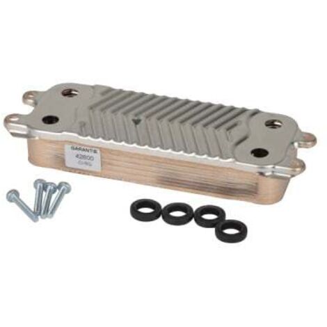 Diff – Échangeur thermique à plaques 200mm – Inclus joints étanchéité – Compatible chaudières Vaillant – Remplacement professionnel - 0020020018