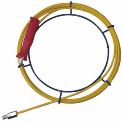 Diff – Kit ramonage poêle à pellet 6 m – Canne diamètre 4.5 mm en fibre de verre – Raccord M8x125 – Écouvillon nylon haute température Ø80 mm