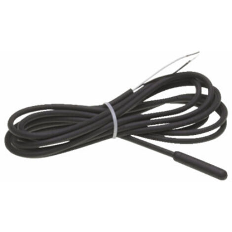 Diff – Sonde extérieure NTC 10k 2000mm – Bulbe 30mm pour chauffage jusqu'à +120°C – Résistance 10kOhm – Pièce détachée thermocouple