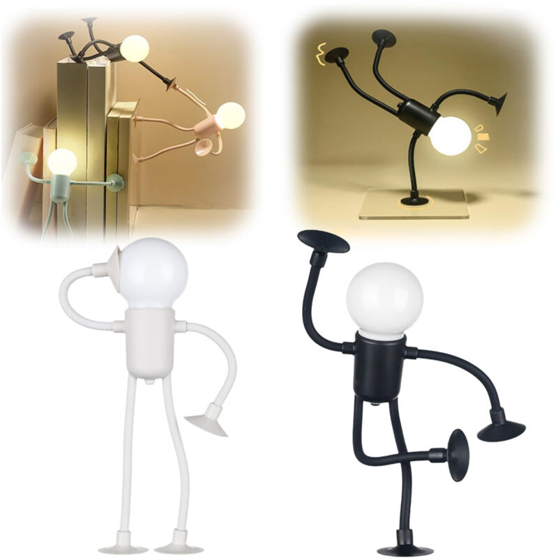 2Pcs Sports Night Light Interchangeable Shape, DIY Shape Night Lights for Bedroom, Hallway, Beige+Black