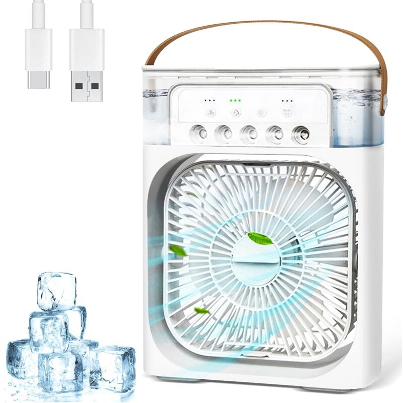 Image of Portable air conditioning fan, USB air&hellip;