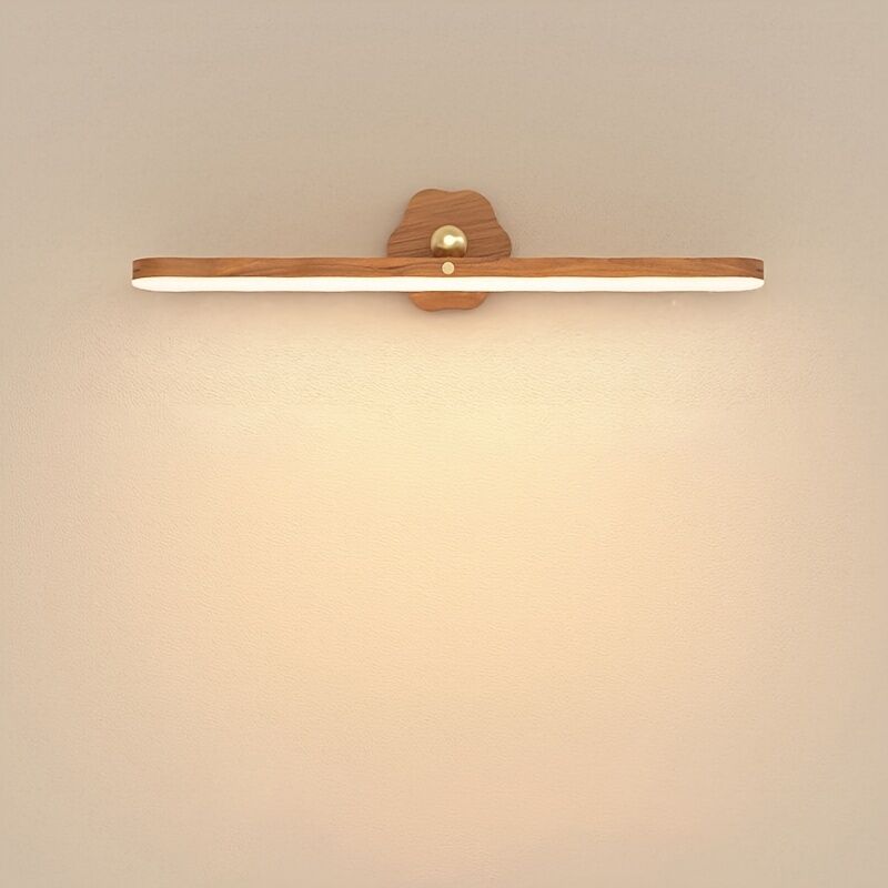 NICOLA Wireless Rechargeable LED Wall Light, Rotating Night Light, Ambient Lighting, Brown, Warm Light, 3W