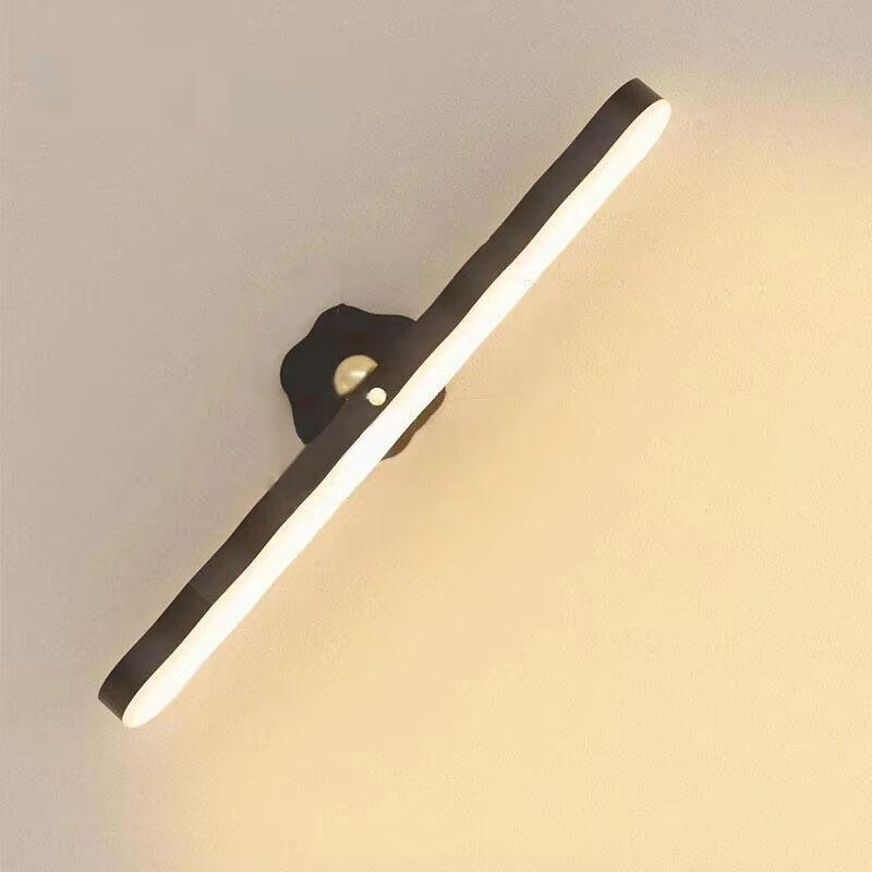 NICOLA Magnetic Touch-Sensitive LED Wall Light, Bedside Night Light, Rotating Vanity Light, Black, Warm Light, 3W
