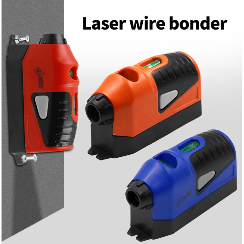 2 mini niveles de burbuja verticales, niveles láser, nivel láser recto, herramienta de medición de línea