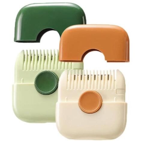 (Différentes couleurs disponibles)Tondeuse à cheveux - 2Pièces - Coupe Fourche 2-En-1 - Peigne Rasoir Réversible - Différentes Couleurs