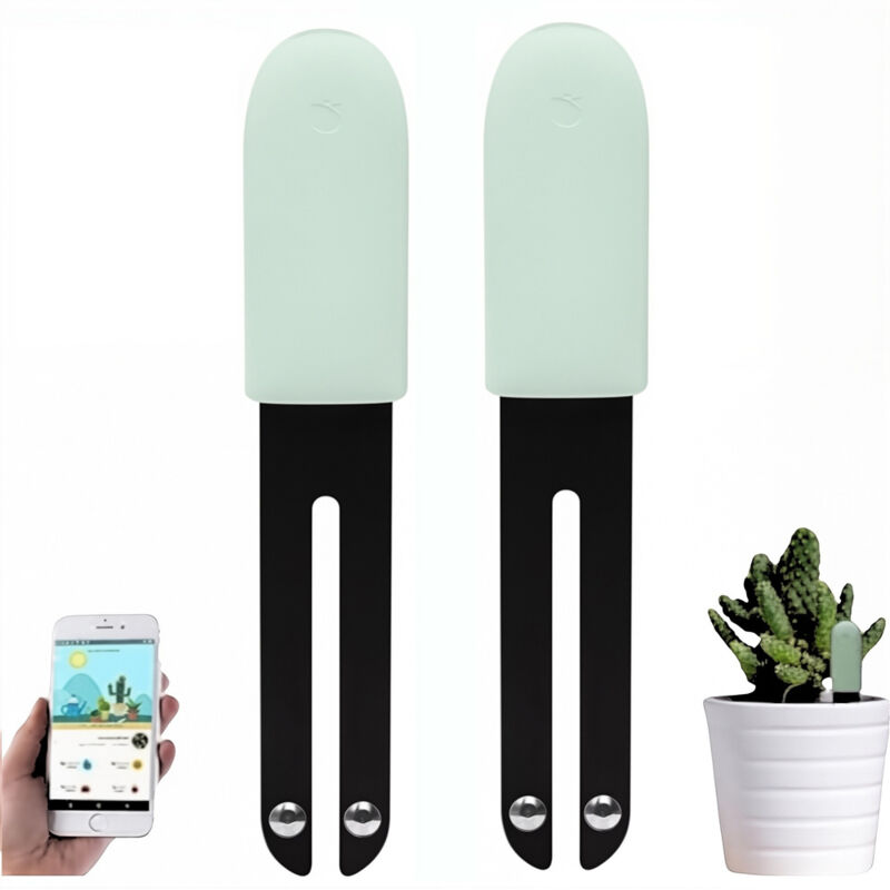Fuleadture Flower Monitor, Garden Care, Plant, Lawn, Soil, Water, Fertility, Smart Tester Sensor Detector for Flower Gardening 2 Pieces