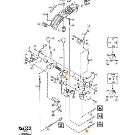 DIFFERENTIALSPERRENKABEL PRO ORIGINAL STIGA - 1134-4006-01